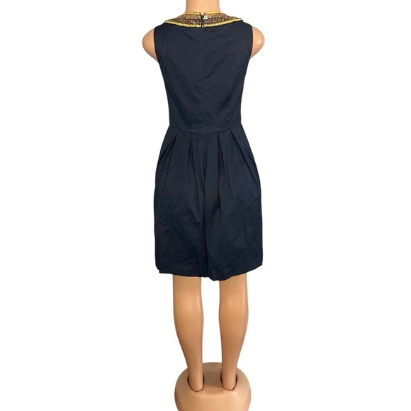 Moulinette Soeurs Anthropologie Embellished Beaded Sequin Navy - Picture 6 of 9